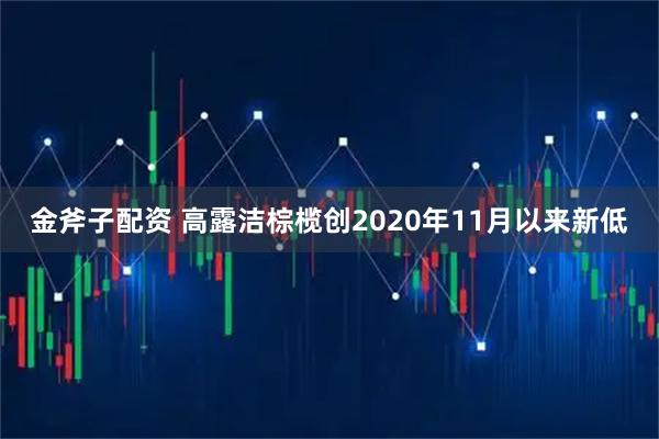 金斧子配资 高露洁棕榄创2020年11月以来新低